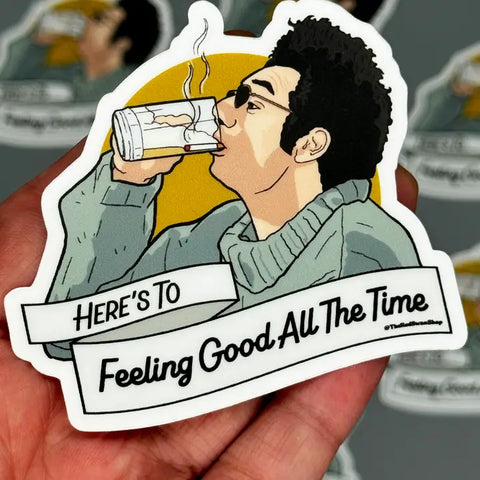 Feeling Good Seinfeld Sticker