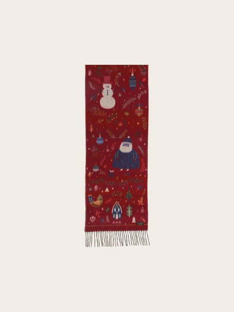 Red Christmas Scarf