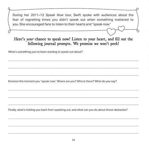 Taylor Swift Colouring Activity Book