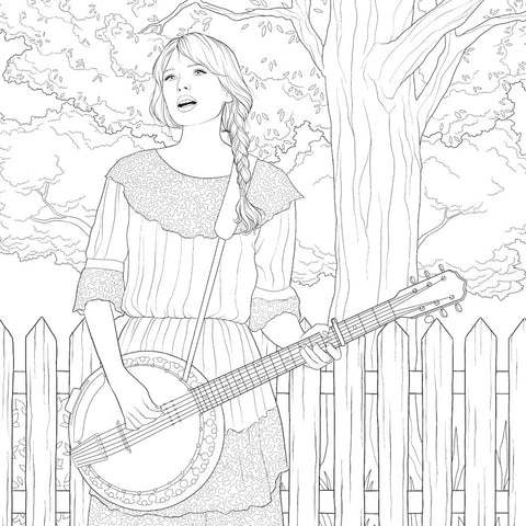 Taylor Swift Colouring Activity Book