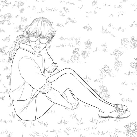 Taylor Swift Colouring Activity Book