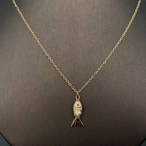 Articulated Fish Necklace