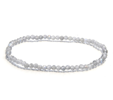 Labradorite Bracelet - 4mm Beads