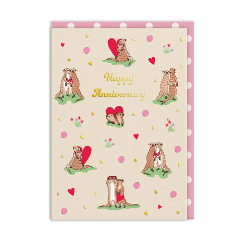 Meercat Anniversary Card