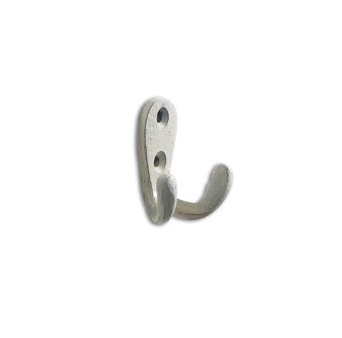 Mini White Double Hook