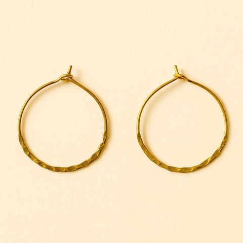 Millet Hammered Hoops