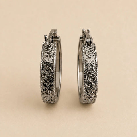 Ostara Filigree Hoops