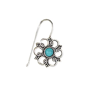 Textured Flower Earrings