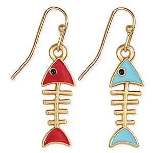 Fish Bone Earrings