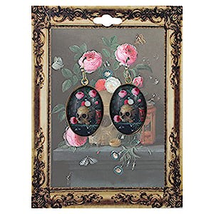 Vanitas Oval Earrings