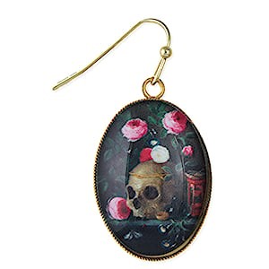 Vanitas Oval Earrings