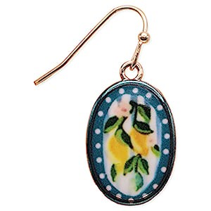 Lemon Floral Earrings