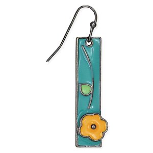 Yellow Flower Earrings