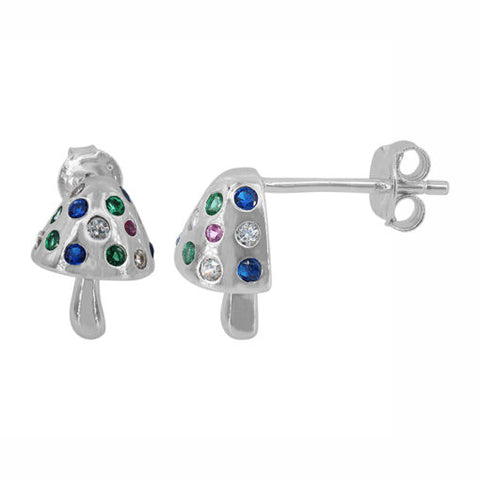 Sparkly Mushroom Studs
