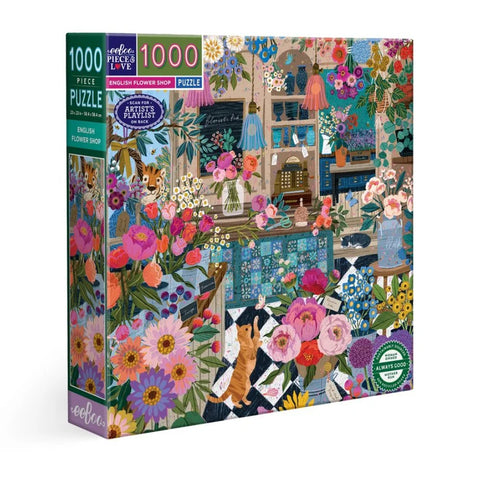 English Flower Shop Puzzle