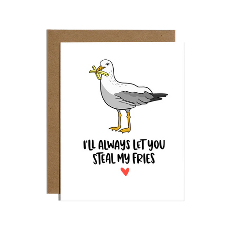 Seagull Fries Card