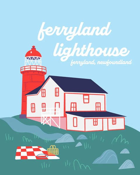 Ferryland Lighthouse Card