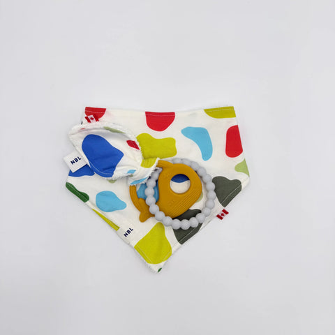 Jellybeans Bib & Teether Gift Set