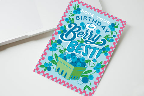 Blueberry Best Card