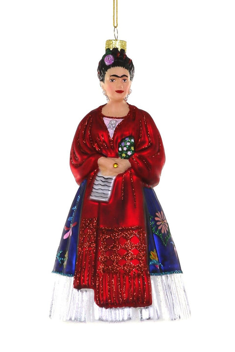 Frida Kahlo in Red Ornament