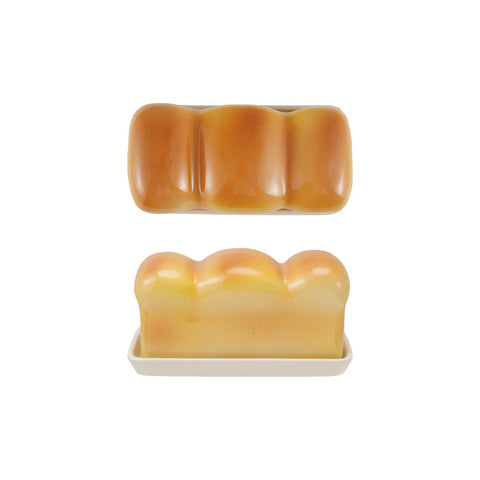 Loaf Of Bread Butter Dish