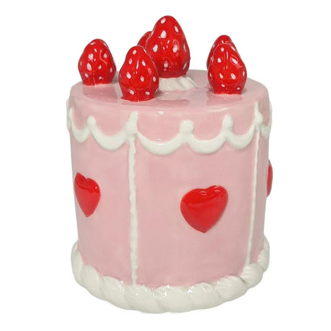 Fancy Cake Ceramic Bank