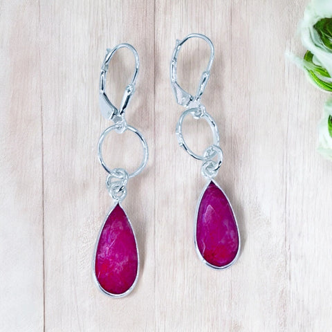 Kimberley Earrings - Ruby