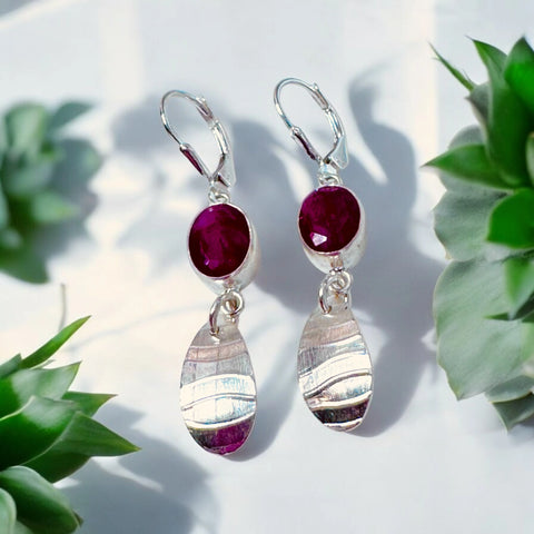 Kelsey Earrings Ruby