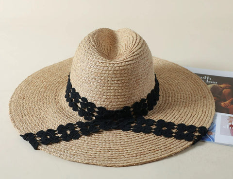 Black Lace Cowboy Hat