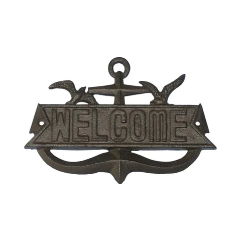 Seagull & Anchor Welcome Sign