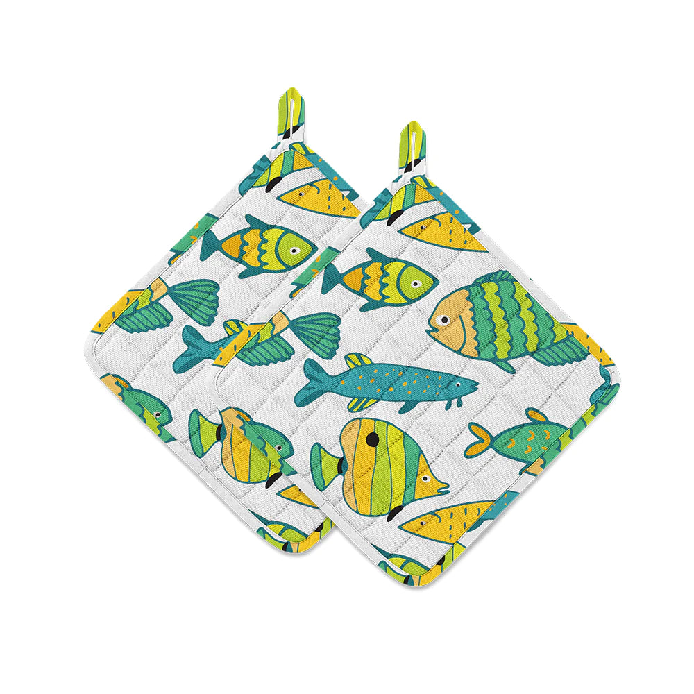 Tropical Fish Pot Holders