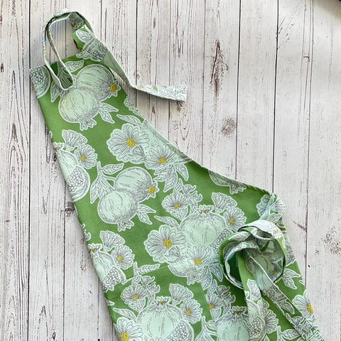 Pomegranate Green Apron