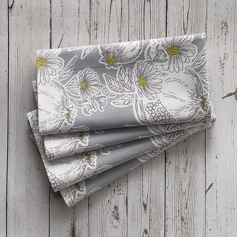 Pomegranate Grey Napkin Set