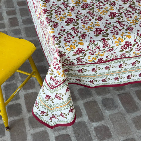 Warm Berry Tablecloth