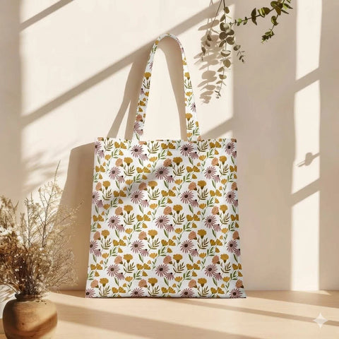 Moody Blossom Tote Bag