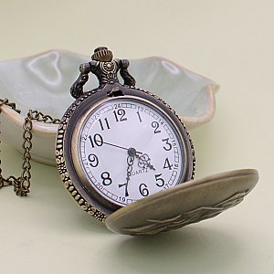 Ship Pocket Watch Necklace