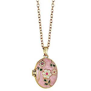 Pink Floral Locket