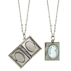 Cat Cameo Locket