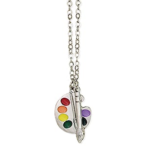 Paint Palette Necklace