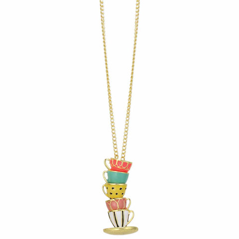 Teacup Stack Necklace