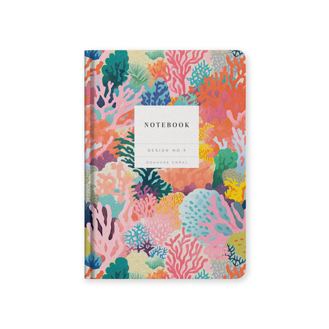 Gouache Coral Notebook