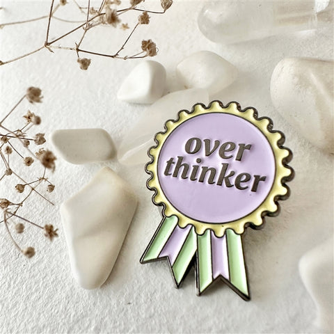 Overthinker Award Pin