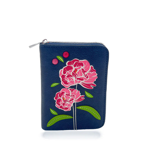Peony Zip Wallet