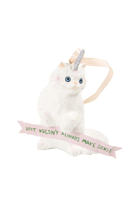 Unicorn Kitty Ornament