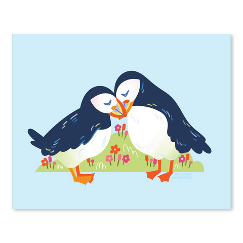 Puffin Love Card