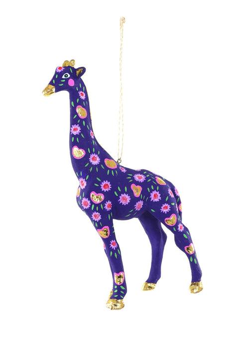 Floral Giraffe Ornament