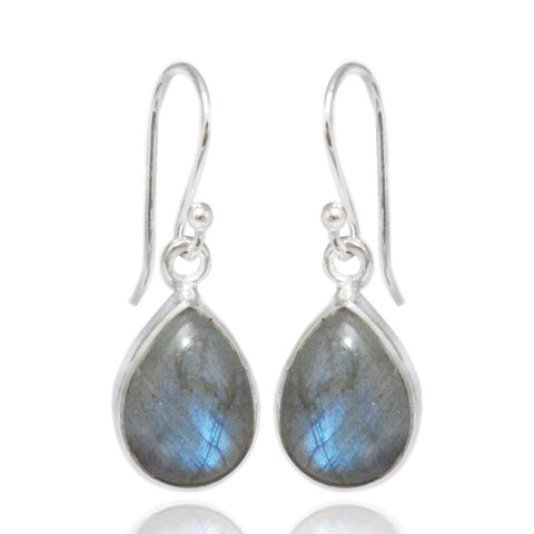 Labradorite Teardrop Earrings