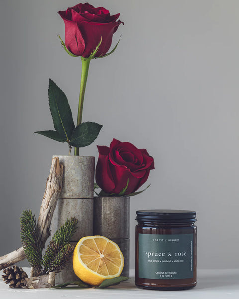 Spruce & Rose Candle