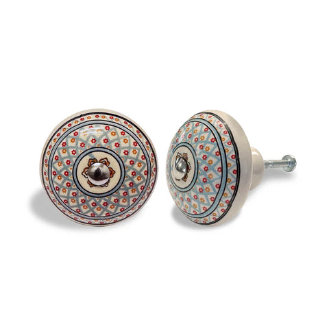 Blue Textured Knob