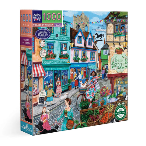 Village By The Sea Puzzle